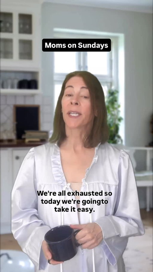 Another relaxing Sunday. Thanks, Mom. #moms #sundays #comedyskit