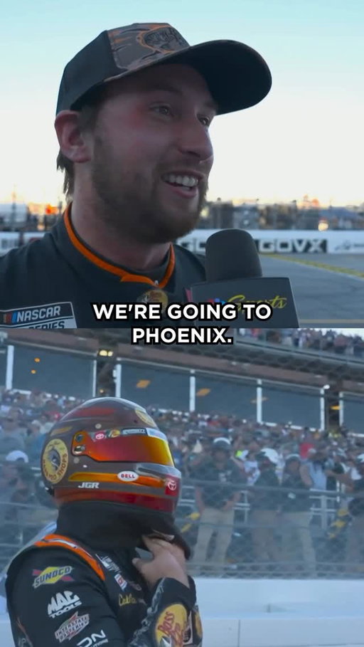 “We’re going to Phoenix.”

Yes you are Chase Briscoe!