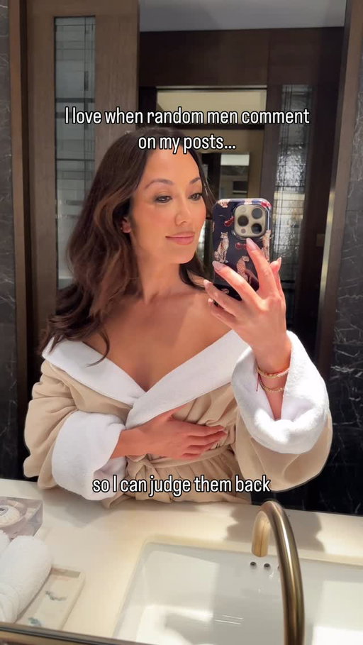 People ask how I can handle negative or judgy comments online? I just judge back 🤭