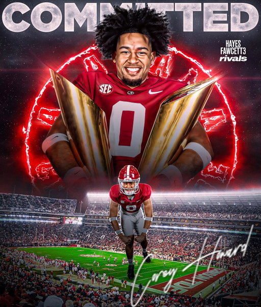 BREAKING: Class of 2026 EDGE Corey Howard has Flipped his Commitment from Georgia to Alabama, he tells me for @rivals.ig

The 6’6 265 EDGE from Valdosta, GA had been Committed to the Bulldogs since June

“Bama 🏠”