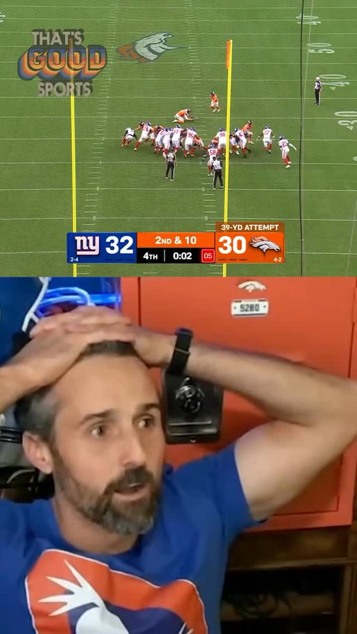 Quite literally one of the craziest games I’ve ever watched #broncos #giants #nfl #nflmeme