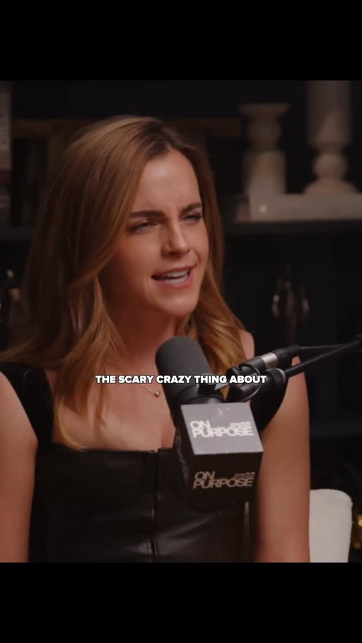 Emma Watson sharing her perspective on emotional intimacy on the @jayshetty podcast.

Podcast: @jayshettypodcast