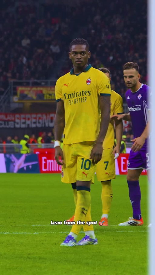 🥶 Aura. Composure. Precision. Leão from the spot. ✨

#MilanFiorentina