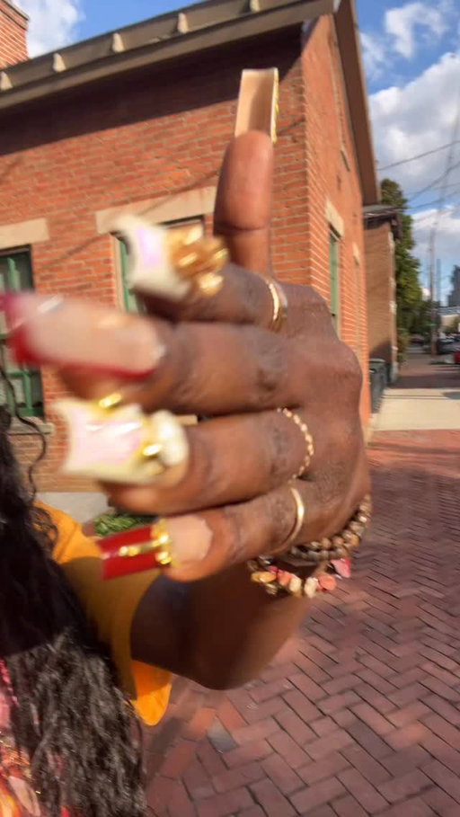 new nailss 💅🏾 
-
-
-
-
-
#newnails #makeup #fashion #trending #pinterest #girls  #pretty #vibe #fashion #dt #streetwear #viral #viralvideos #ootd #red #pink #riaddoll
