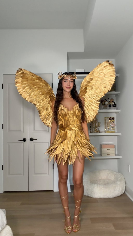 first costume is a golden angel 🪽
#halloweencostume