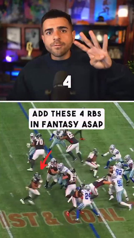 4 running backs you need to add in your fantasy football league before your friends do #fantasyfootball