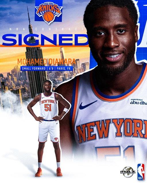 𝗙𝗥𝗢𝗠 𝗣𝗔𝗥𝗜𝗦 𝗧𝗢 𝗧𝗛𝗘 𝗡𝗕𝗔 🇫🇷
🇺🇸
Developed at Paris Basketball, with stops in Poitiers and Cholet, Mohamed Diawara is set to take a major step in his young career by signing a standard NBA contract after being selected 51st overall in the 2025 Draft.

European U20 Champion in 2024, he continues to build an exemplary path, driven by hard work, patience, and steady progression.

A proud moment for the Maz Sport Family, witnessing this new chapter on one of basketball’s biggest stages : Madison Square Garden.
_
🇫🇷
Formé au Paris Basketball, passé par Poitiers puis Cholet, Mohamed Diawara s’apprête à franchir une nouvelle étape majeure de sa jeune carrière en signant un contrat standard NBA après avoir été sélectionné 51e de la Draft 2025.

Champion d’Europe U20 avec l’équipe de France à l’été 2024, il continue de tracer un parcours exemplaire, fait de travail, de patience et de progression constante.

Une grande fierté pour la Maz Sport Family, témoin de ce nouveau chapitre sur l’une des plus grandes scènes du basket mondial : le Madison Square Garden

🎨 @cn.des1gn
__
#mazsportagency #mazsportfamily #nba #nbadraft #basketballagency #basketballplayer #frenchhooper #basketball