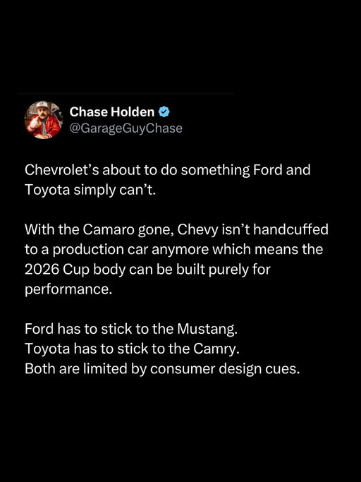 Chevy has an advantage like never before in NASCAR