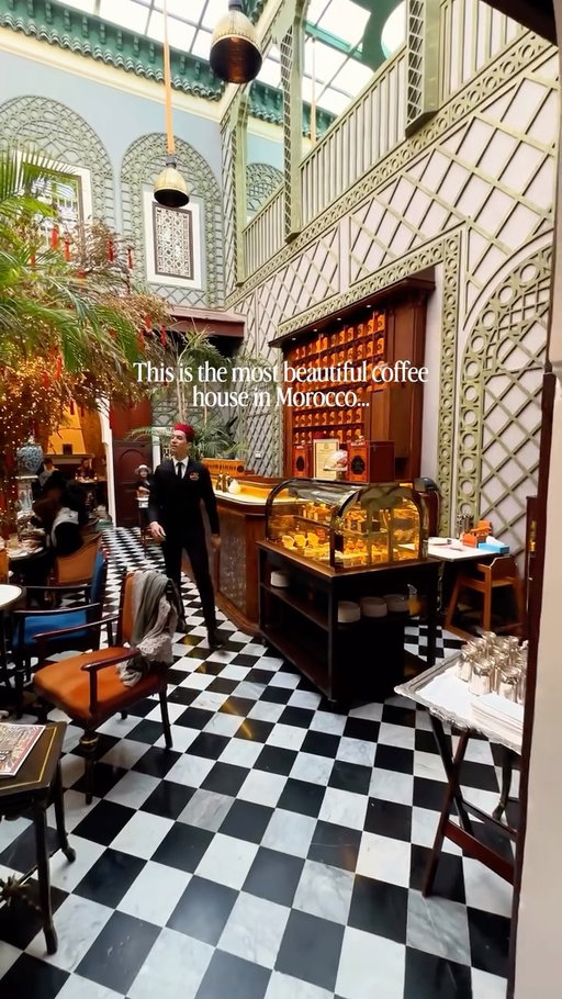 Everything you need to know about the most beautiful café in Marrakech 👀👇🏼

Is this the most beautiful cafe in Morocco? 🇲🇦  We think so! But if you want to experience it without the crowds, make sure to arrive early, it gets super busy! 👀 and even tho we arrived before they even opened, we still had to wait for 40 mins to get seated 😅

Ps ♥️ We’ve put together a full map + guide to make planning easier, whether it’s your first trip or you’re already obsessed with Morocco. All the best spots covered!
 👉 Comment “souk” and we’ll send you a link to our curated Morocco guide! :)

📍 If you’re in Marrakech and love coffee, Bacha Coffee is a must! It’s inside the gorgeous Dar el Bacha Palace, so you can visit the museum first and then grab a coffee or breakfast here. ☕️
 They serve 100% Arabica coffee with over 200 blends, poured into elegant silver pots 🥐 and please don’t miss the pastries, they’re incredible! 🌸

Whether you’re a coffee lover or just after an aesthetic Marrakech moment, this café is worth the wait. 🤭

👉 Save this for your Morocco trip & follow @travelcroats for more travel tips and stories 🌸☺️
Would you visit this café? 👀

| bacha coffee | marrakech cafes | darel bacha | morocco travel | marrakech guide | visit morocco | travel inspiration | coffee lovers | aesthetic cafes | hidden gems | arabica coffee | palace cafes | things to do in marrakech | maroc travel | best cafes in marrakech | travel croats | bucket list travel | travel couple | travel creators | africa travel | wanderlust | maroc trip | moroccan architecture | bacha coffee palace | morocco itinerary |