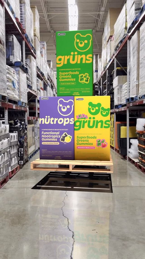 Something BIG just arrived at @samsclub 😉🛒💨

Grüns for your greens, Grüns Kids for your little ones, and Nütrops for your noggin —
all now available in 25 count boxes at Sam’s Club! 

 Find us in the vitamin section!📍