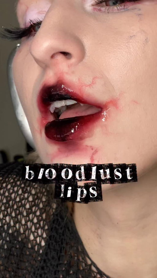 ₊˚🕯️♱‧₊˚.
bloodlust lips

using @kaleidosmakeup lip clays and @romandyou lip gloss (gloss is beautiful but very minty)

#makeup #vampirelips #vampiremakeup