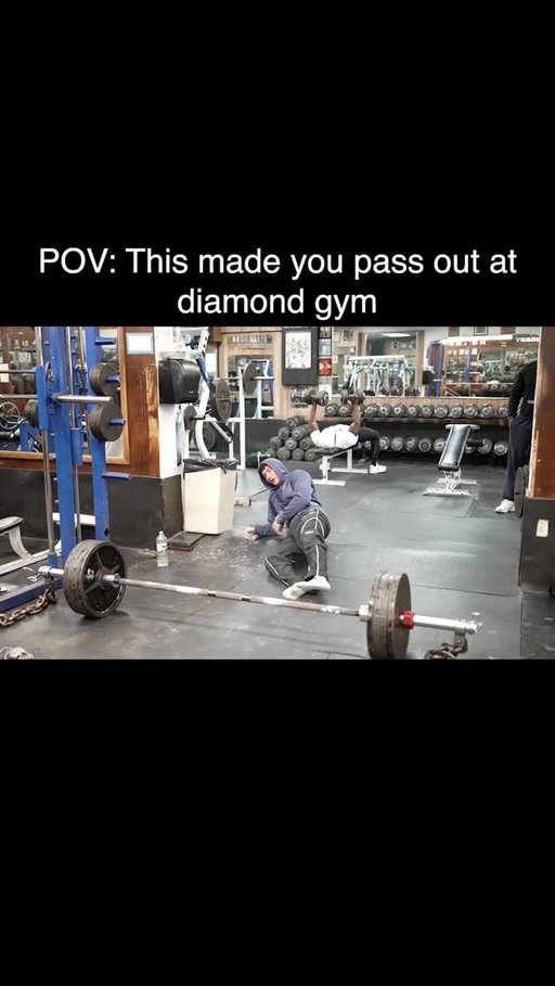 Bro passed out then did it again #gym #deadlift