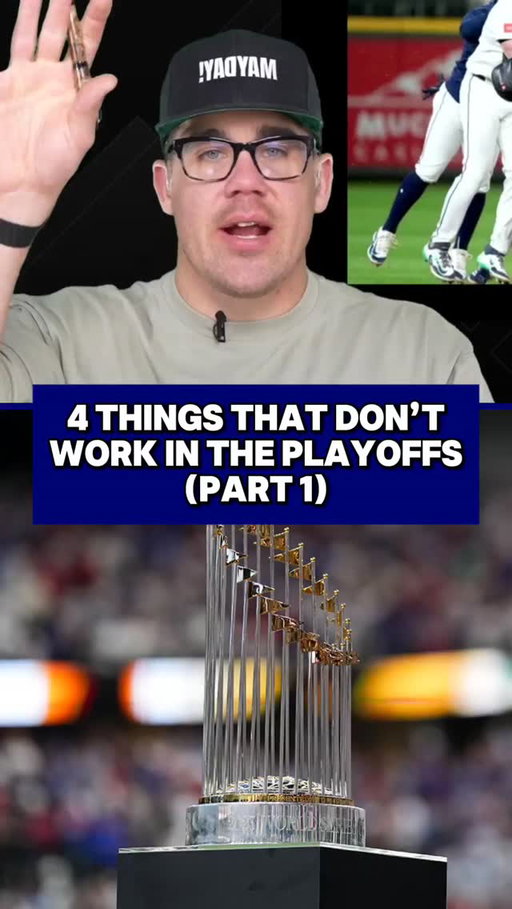 Part 1. Things that don't work in the playoffs 👀 #mlb #baseball #playoffs
