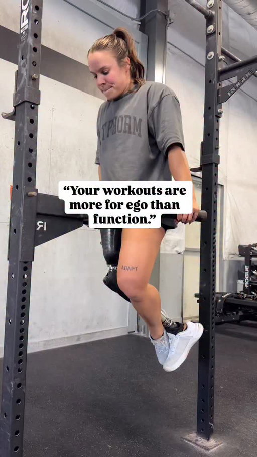 Don’t get me wrong, working hard and feeling strong in the gym DOES make me feel badass, which feeds my ego. 🤷🏻‍♀️

But I’ll take the functional life benefits I’ve gained from it any day. 

Train for life in the gym- mentally and physically. ❤️