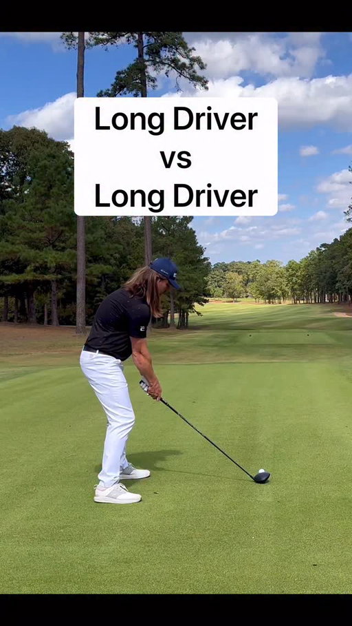Here’s what happens when two long drive pros have a match on the 623 yard 11th hole at Bluejack National!🔥

After we both smoked our drives, Glenn had to play a draw around the trees with his 2nd shot, leaving it a little right of the green, while I was able to attack the pin, hitting a solid shot from 194 yards to 30 feet. After a good 3rd shot from Glenn, the match would come down to a putting contest. 👀