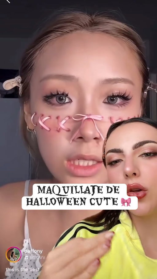 Trucazo de Halloween desde China amor 🇨🇳💋 y es moy bueno @daffony | #makeuphacks #halloween