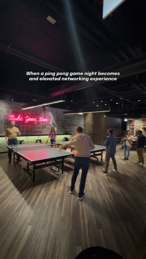 At our SPIN events in New York and Chicago, members mix a little friendly competition with good music, drinks, and easy conversation. 

It’s laid-back, social, and always a good time, proof that networking doesn’t have to feel like work. With the goal in mind that having an activity makes it 10 times easier to make connections.

📍Upcoming @wearespin nights are live in the Parlor app.