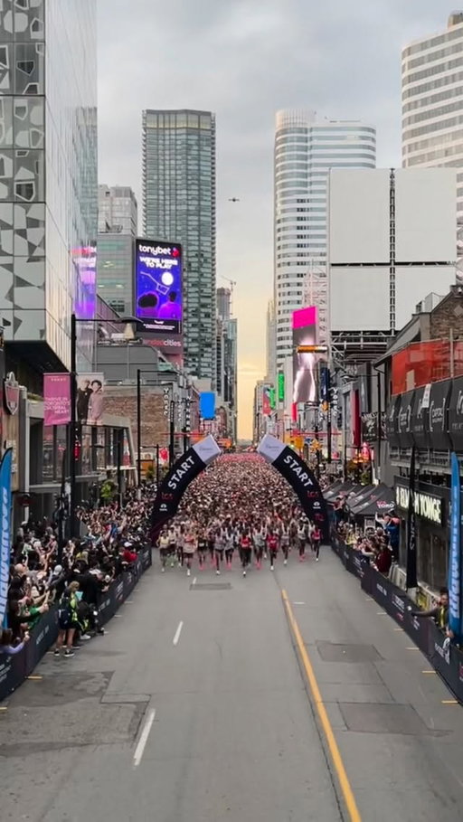 After an incredible weekend we just wanted to say one thing… THANK YOU <3 

The TCS Toronto Waterfront Marathon weekend would not be possible without help from: 

Over 31,000 participants from across Canada and all over the WORLD at this SOLD OUT event
Thousands of volunteers 
The behinds the scenes Race Crew
@runCRS team 
Our elite and recreational athletes 
All of our event partners
The our run crews and community partners operating the most CHEER STATIONS we’ve ever had along the course 
(and the most cheer stations at any race in Canada - over 35 of them!)
Members of the TCS Charity Challenge on their way to raising over $2M for 165+ Charities
The City of Toronto, BikeShare Toronto and Cycle Toronto for working with us to get you around safely during the event 

Give some thanks to your family, friends, coaches, partners and whoever supported you throughout your training and efforts this weekend. This finish line was for YOU.

From all of us to all of you, THANK YOU SO SO MUCH ❤️

The weekend was perfect for marathoning, half marathoning, and 5K-ing, with the rain holding off until almost the end of Sunday.

That’s a wrap on the #TOwaterfront42K until next year. And don’t forget the TCS Charity Challenge is still open for donations until November 18, 2025! 

See you in 2026 for so much more! WE LOVE YOU ALL!

PS. Early bird registration for 2026 is officially OPEN. Get in there now - you already know we’re going to sell out ;)