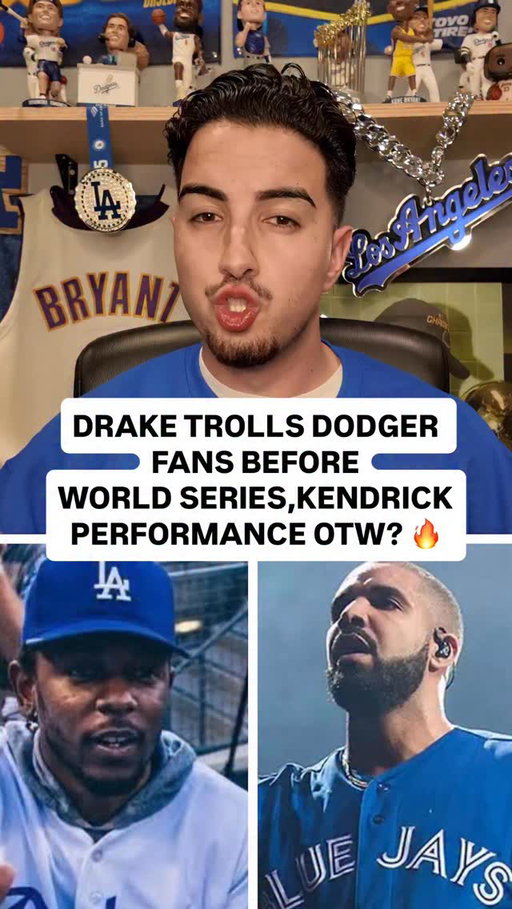 Dodgers and Blue Jays World Series = Drake VS Kendrick Lamar Round 2? 👀

Drake is already trolling & I’d love to see both of these guys perform before some games! 

Shot by Noel Sanchez, @noisebynoel 🔥

#losangeles #dodgers #notlikeus #trendingreels #october #rap #news #drake #mlb #dodgerstadium