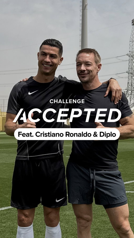 What happens when @cristiano and @diplo face off on the pitch? See for yourself👀