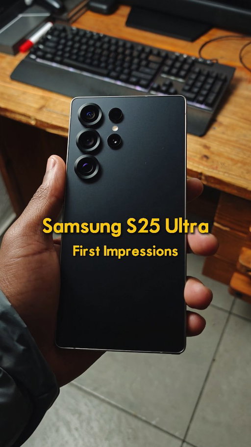 Samsung S25 Ultra First Impressions...

#galaxys25ultra #withAI #teamgalaxy #nobadseats #samsung

@samsungsa