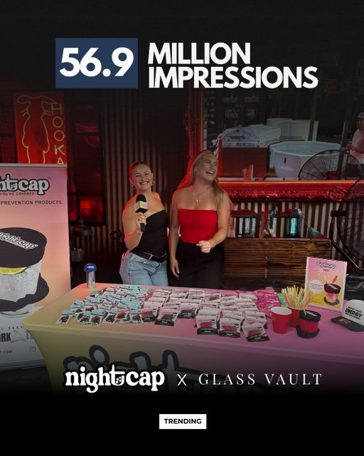 @glassvault_ and @nightcapit teamed up to create a powerful social media campaign that puts protection first. Glass Vault’s strategic content has drove over 56 million people to NightCap’s channels, showcasing their drink cover innovations. This collaboration is raising awareness about drink safety while making it approachable and lifestyle friendly.

This is how brands create meaningful impact, by addressing serious issues with solutions that people actually want to use and share.
