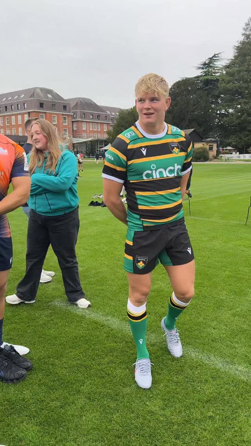 Who needs a DoR when you can have Henry Pollock on the recruitment drive 😂🏴󠁧󠁢󠁳󠁣󠁴󠁿

Will Northampton Saints be back at the #InvestecChampionsCup final again this season? Get tickets to Bilbao 2026 now - link in bio 🎟️🔗

#InvestecChampionsCuo #Rugby #Saints #Northampton
