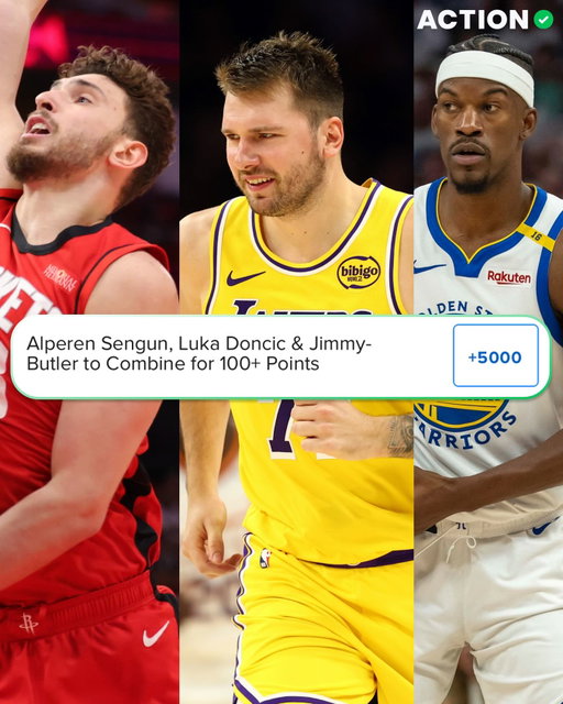 Would you bet on the Sengun/Doncic/Butler trio combining for 100+ points on Opening Night?

(odds via @fdsportsbook)

#NBA #betting #basketball #gambling #sportsbets