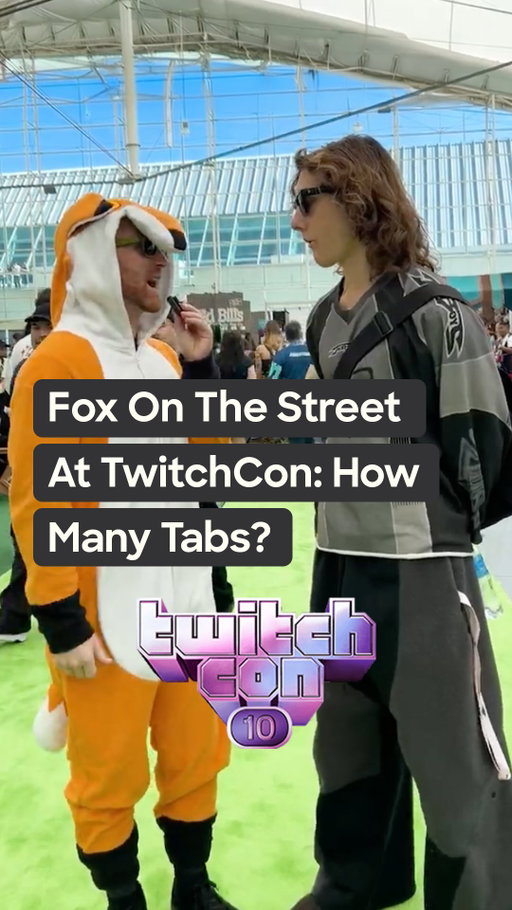 We asked people at @twitchcon how many tabs they have open… let’s just say, we’re concerned by our number 🫣