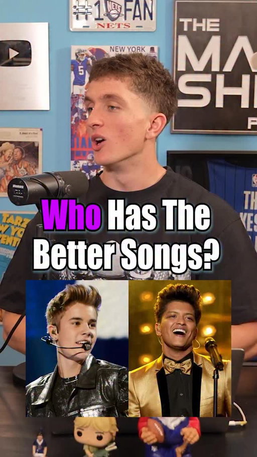 Who Has The Better Songs Bruno Mars Vs Justin Bieber?