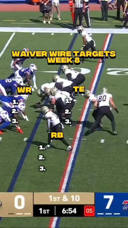 Waiver Wire Targets Week 8 #nfl #fantasyfootball #fantasyadvice #football #nflfootball