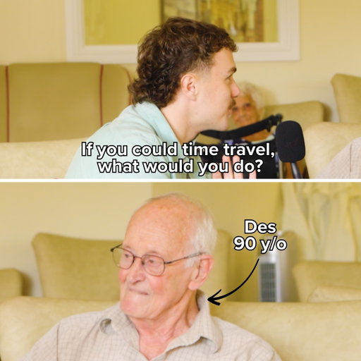 The way 90-year-old Des talks about his wife is just so sweet 🥹🥰 

Host: @bailey_greetham 
Home: @twcarehomes