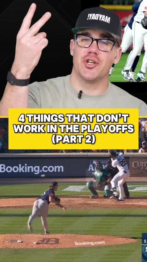 Part 2. Things that don't work in the playoffs 👀⚾ #mlb #baseball #playoffs