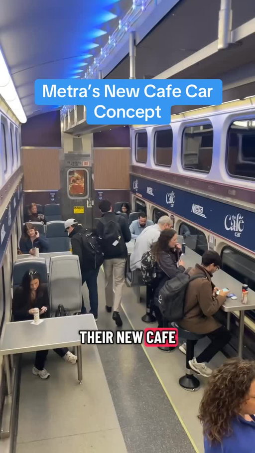 @metrarail is testing their prototype Cafe Car. Find its schedule on the Metra website, try it for yourself, and complete their survey to share your feedback! #drivelessdomore #ad