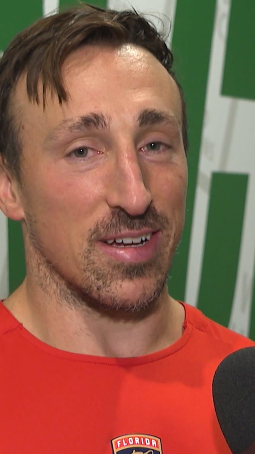 “My message to the fans…” 🥹 Brad Marchand gets real, emotional and his usual self before tonight’s return back to Boston. @nesn @bmarch63 #bruinsfans #bradmarchand #marchand #marchy #63 #boston #bostonbruins #bruins #panthers #florida #floridapanthers #nhl #tdgarden #hockey #emotional