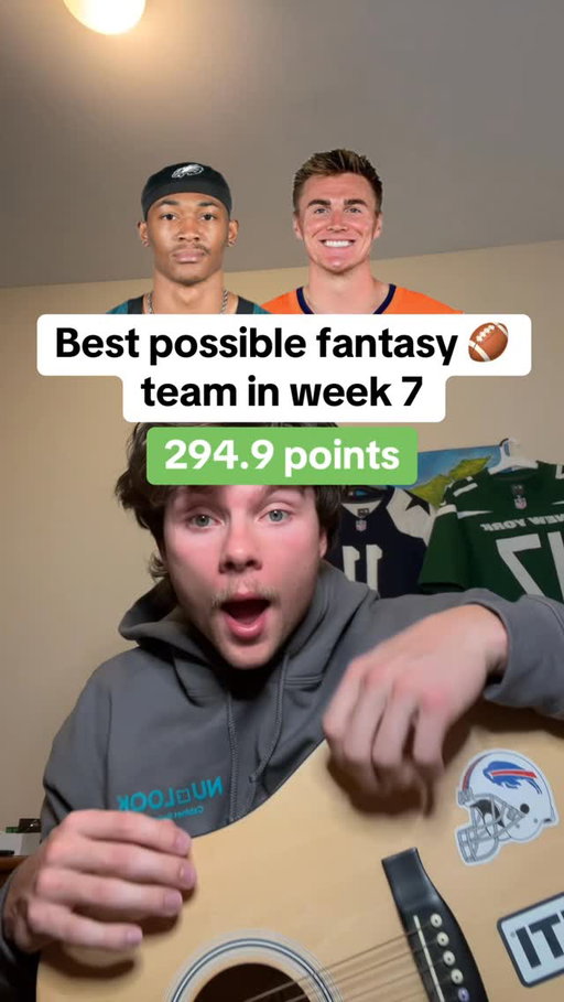 Best possible fantasy football team in week 7 ✅🏈 #fantasyfootball #nflfantasyfootball #nflfantasy