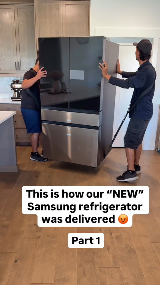 👉 This fridge was delivered “Damaged”straight from Samsung!!!! 
What would you do help! DM me ⬇️⬇️

😡The REAL nightmare continues…. Its is unbelievable and is still unfolding! 
Follow to see Part 2

#SamsungFail #ApplianceNightmare #ConsumerRights #betterbusinessbureau #samsung #betterbusiness #customerservice #complaints #badservice #consumerrights #epicfail #neveragain #homeappliances #brandfail #fail #storytime #relatable #nightmare #poorservice