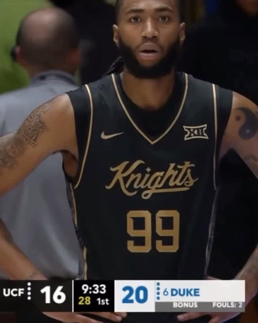 6’9” transfer Jordan Burks had the hot hand tonight and looked real comfortable in UCF’s exhibition match vs Duke. Despite a loss, Burks pitched in 21 PTS on 9-12 from the field and 3-5 from 3, along with 7 REBS. League year. Such a smooth game and it looks effortless.