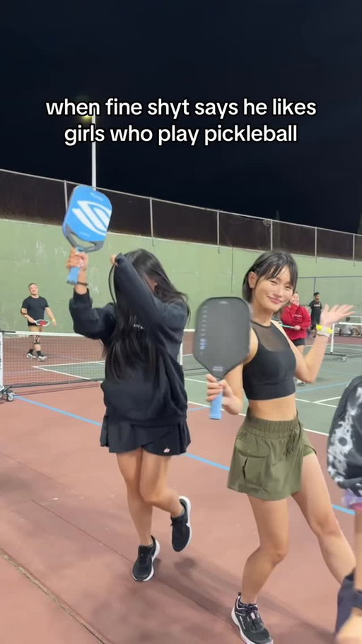 You think he’ll notice us? #pickleball