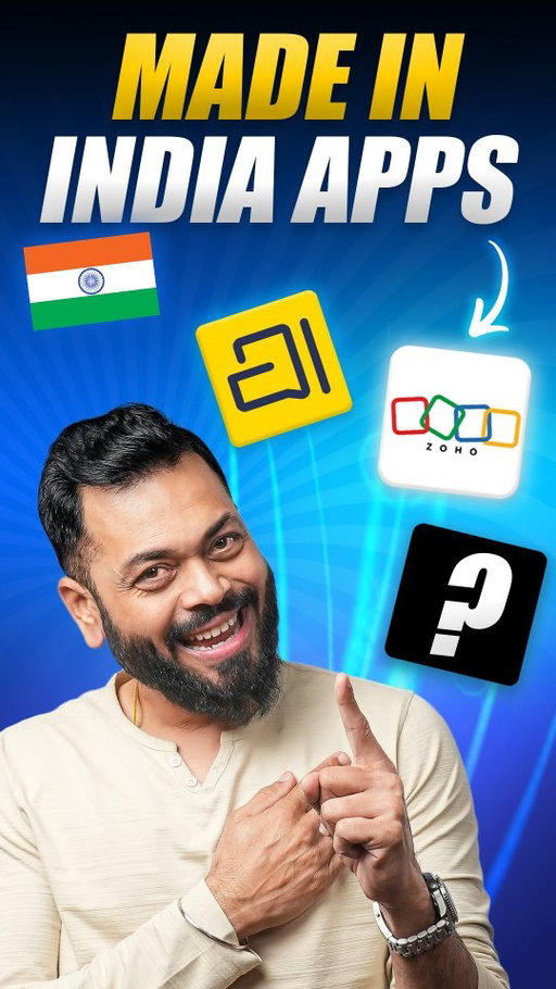 Replace these apps right now 🔥

Share this reel with someone to let them know the Indian alternatives.

[Arattai, Zoho One, Atmanirbhar Bharat]

#arattai #zoho #swadeshi #madeinindia #atmanirbharbharat #indianapps #techreels #popularreels