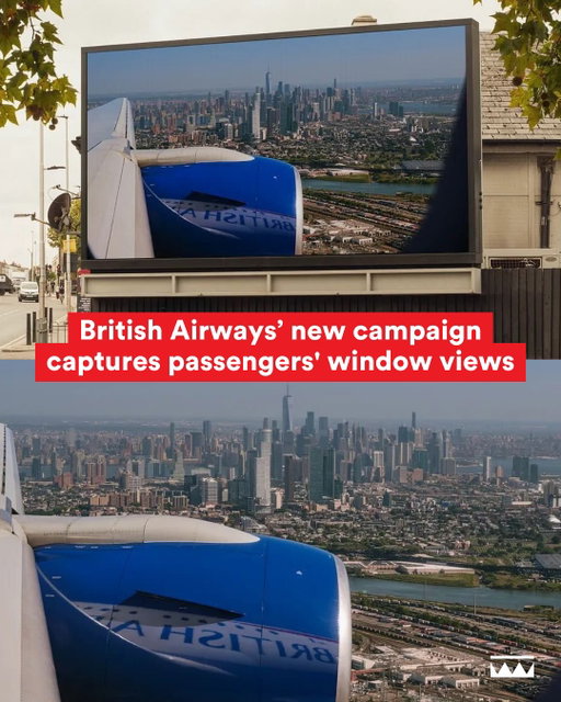 @british_airways captures passengers’ window views in a new stunning OOH campaign 🤩

The series celebrates the wonder of travel from the air, as seen from customers’ cabin seats and captured through the lenses of British photographers.

From the iconic view of central London when landing into Heathrow to the beaches of the Bahamas and the Atlas Mountains in Morocco, each scene cleverly features the British Airways logo as a reflection hidden in plain sight.

New from @uncommon.creative.studio.

#britishairways #travel #creative #marketing