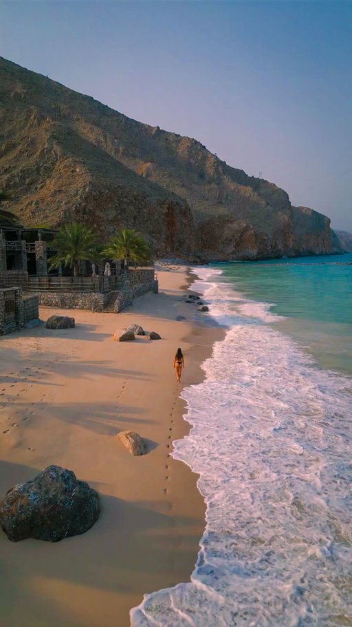 Only a two hours drive away from the hustle & bustle of Dubai you can find this hidden oasis in Oman 🇴🇲

📍 Six Senses Zighy Bay, Musandam, Oman

📆 Right now is the perfect time to go! Autumn & winter are simply perfect to enjoy some warm & sunny days in Zighy Bay 😍

Is Oman on your bucket list? ☺️

#oman #musandam #bucketlist #hiddengem #traveltips hidden gem in Oman, bucket list hotel at the beach, near Dubai