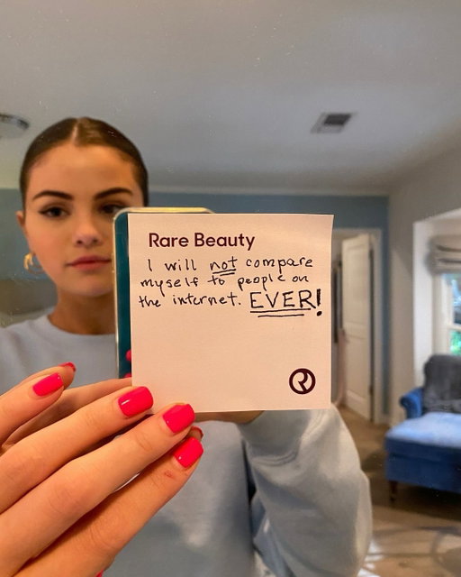 When our Founder @selenagomez told us her first step in getting ready was writing a Post-it to herself, we realized beauty could be something more.

A note. A feeling. A moment to pause.
And from that, the Rare Reminder was born —
a way to carry kindness with you, one message at a time. 

Because as beauty evolves, the way you show up for yourself lasts forever.