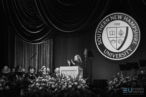 Congratulations to @snhu’s new President, Lisa Marsh Ryerson, on her inauguration last week! 💙
 
This special occasion was enjoyed by many at the SNHU arena with event design and production support from Events United.
 
📸: Pat Dunn
 
#SNHU #SNHUArena #EventsUnited #EventProduction