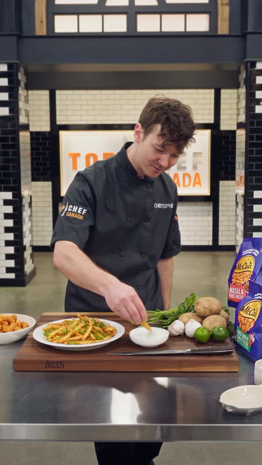 Listen to that crunch🔥 The bold South Asian-inspired flavours from McCain’s Flavours of the World pair perfectly with this punchy chutney. 

Watch new episodes of Top Chef Canada Tuesday nights at 10ep on Flavour Network, or stream it on @stacktv!