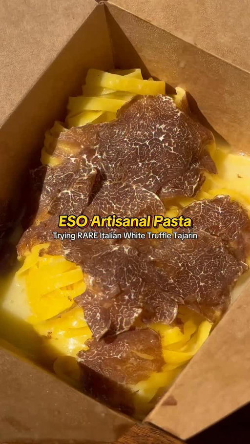 ⭐️ RARE and EXCLUSIVE Italian White Truffle Pasta from ESO Artisanal Pasta ⭐️ 

@esopastaclt 
@optimisthallclt 

I was lucky enough to be one of only 300 people to try this dish this past weekend. Truffle season in Italy spans only a few months and ESO doesn’t use any kind of truffle paste or oil, only the real stuff. For this reason (and the $1700/lb price tag) it’s available in extremely limited quantities once a year. 

The tajarin is a regional pasta made with egg yolks, adding an extra dimension of luxury by way of it’s bright golden color and silky texture. 

You can see big slices of imported Italian white truffle on top of beautiful handmade noodles and dressed in a rich decadent sauce. I savored every single bite and I love the umami, earthy, almost garlick-y flavor of the truffles. 

The meatballs are still available on their regular menu along with all kinds of other handmade pasta dishes, locally sourced focaccia from Wheatberry Bake Shop, Italian desserts, wine, and more.

Even though you’ll have to wait until next year to try their truffle pasta, I highly recommend you check them out in the meantime! 

#charlotte #nc #wheretoeat #pasta #truffles