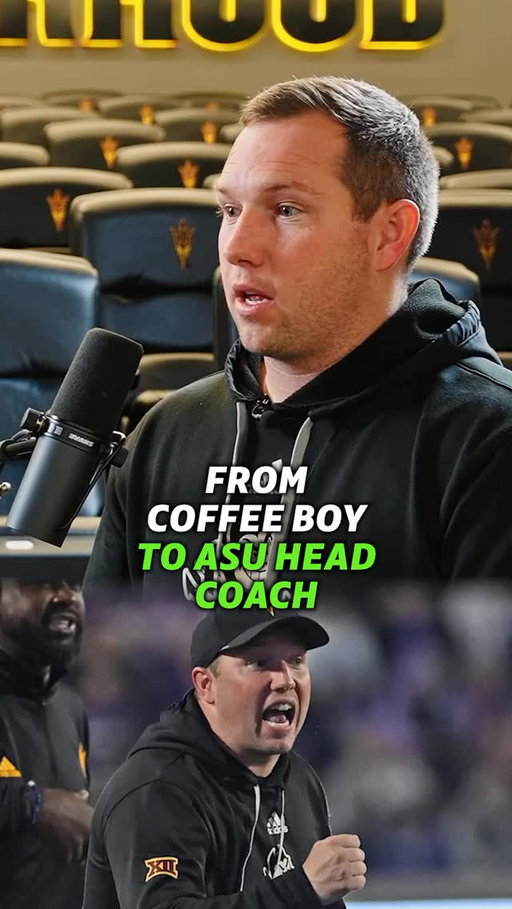 @coachdillinghamasu went from Coffee Boy to ASU’s head coach before he was 35…. 

Here’s the story ⬇️