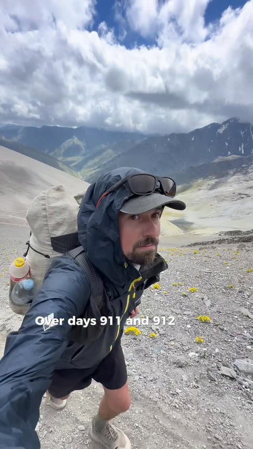 Day 911 & 912 of my walk around the world 🌏🇬🇪

Total raised for @fredhollows to help restore sight = $132,673 (donate via link in bio) 👁️

Watch longer videos of each day on Patreon via the link in my bio 🎥

#georgia #hiking #adventure #travel #backpacking