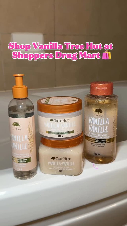 Tree Hut just dropped their Vanilla Routine… and she smells like cozy latte season 🍦✨

Run (don’t walk) to @shoppersdrugmart before it sells out 🤍

#ad @treehut #treehut #treehutpartner #VanillaRoutine #BodyCareRoutine #SelfCareDay #VanillaLover