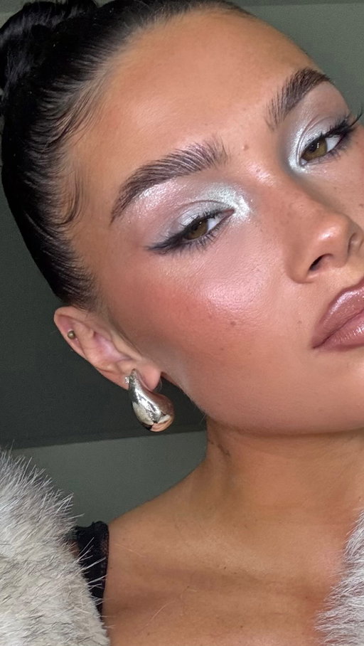 90s ice princess makeup❄️🥶🤍 @maccosmetics #ad #MACdazzle #iceprincessmakeup #makeuptutorial #ultabeauty